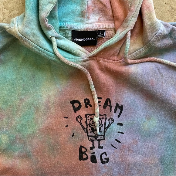 ✨Tie Dye SpongeBob Hoodie✨ - Picture 4 of 5